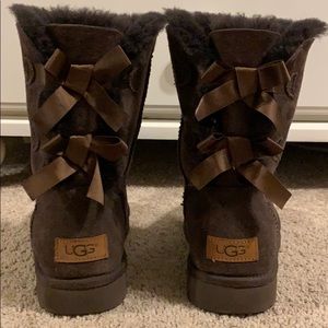 Brown Bailey Bow Uggs